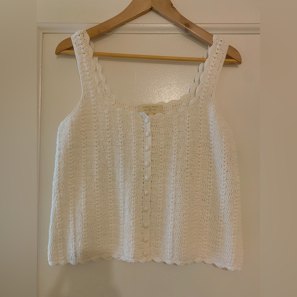 Sezane Zelie Knot Tank Top